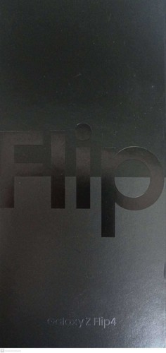 Original Samsung Empty Box Galaxy Z Filp4 GRAPHITE(No accessories) - 第 1/3 張圖片