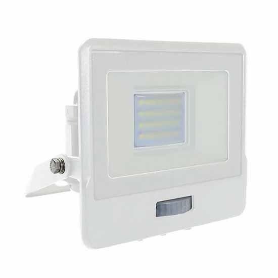 V-TAC VT-128S faro led 20W chip samsung con sensore di movimento PIR e crepuscol