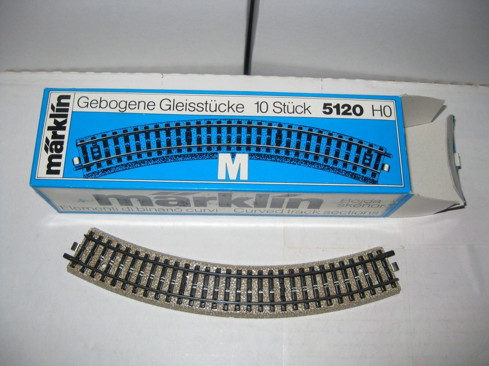 Marklin HO 5205 (3 tracks),5110 (1 track), 5101 (2tracks) and 5120 (1 ...