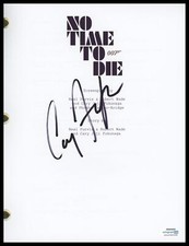 Cary Fukunaga "No Time to Die" Director AUTOGRAPH Signed Script Screenplay B