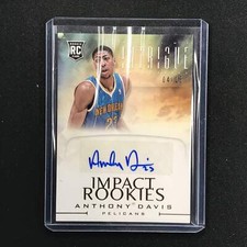 2012-13 Intrigue Anthony Davis Impact Rookies Auto 4/15