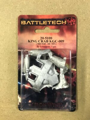 Battletech Miniatures - King Crab KGC-009 - 20-5108 - Iron Wind Metals