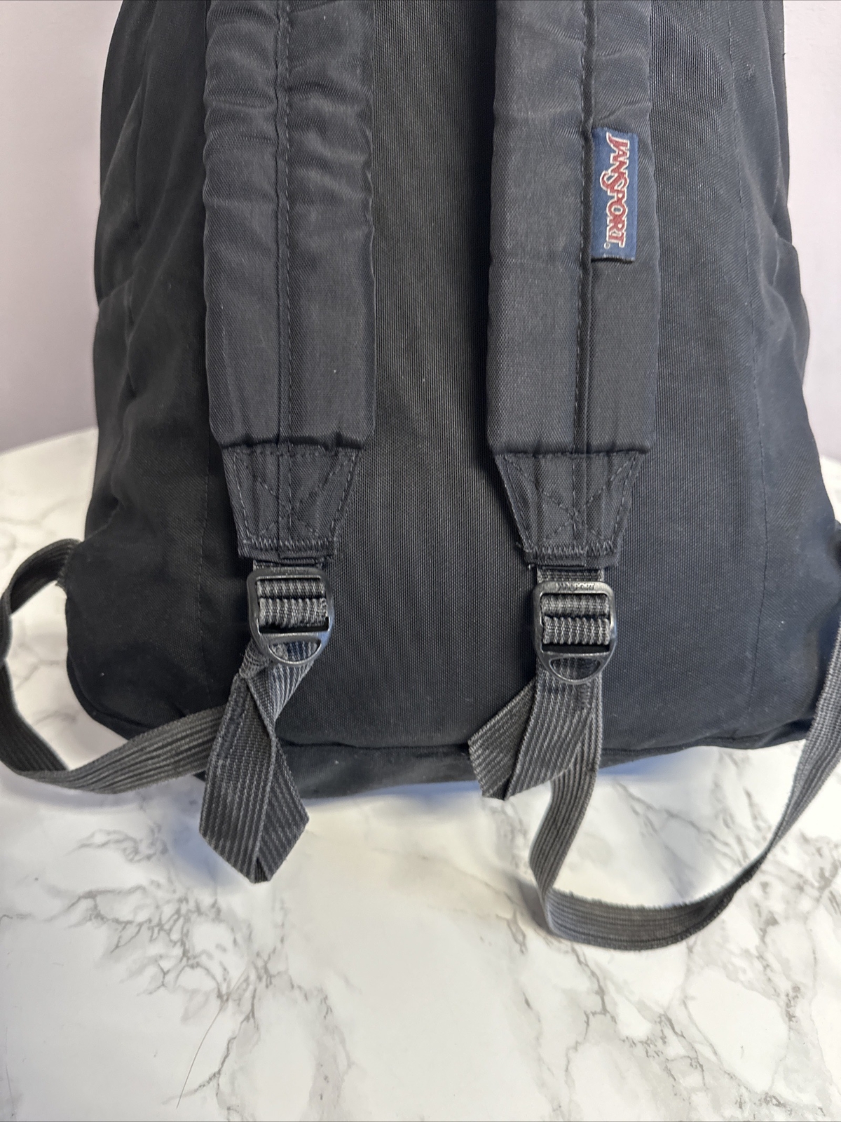 JanSport Black Backpack Rucksack Gym Bag eBay