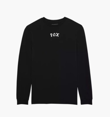 Fox Racing Men's Race Crew Long Sleeve Premium T-Shirt Black 32932-001