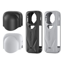 Silicone Protective Case with Lens Cap For Insta360 X5 Camera Protection Cover