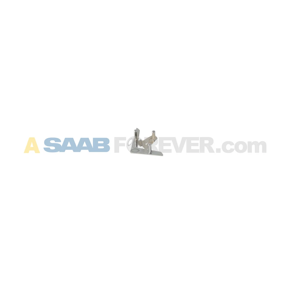 SAAB 96 95 v4 SMALL CHROME FRONT FENDER WING BADGE EMBLEM **NEW** ZINC ALLOY - Image 3 of 4