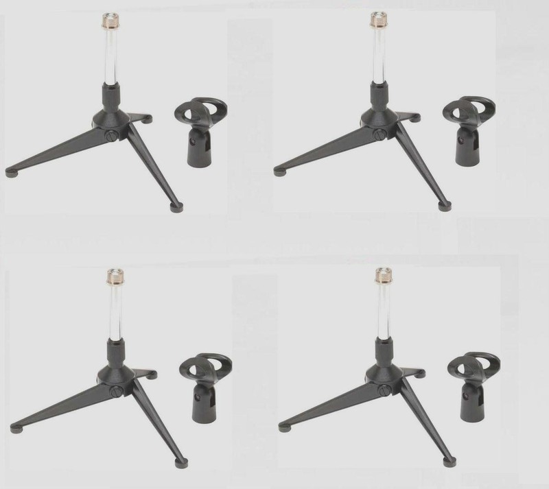 (4) On-Stage DS7425 Desktop Tripod Microphone Stand Best Deal! Auth Dealer!
