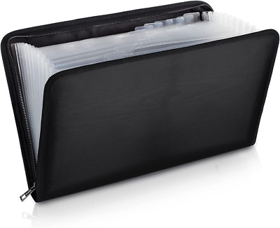 Legal Size Expanding File Folder Important Document Organizer Fireproof Docum...