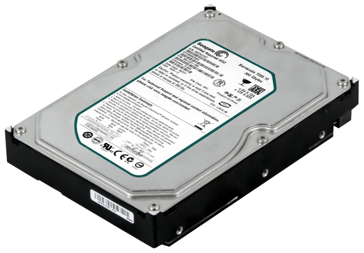 Hard Drive Seagate Barracuda 7200.10 ST3300820AS 300GB 7.2K 16MB