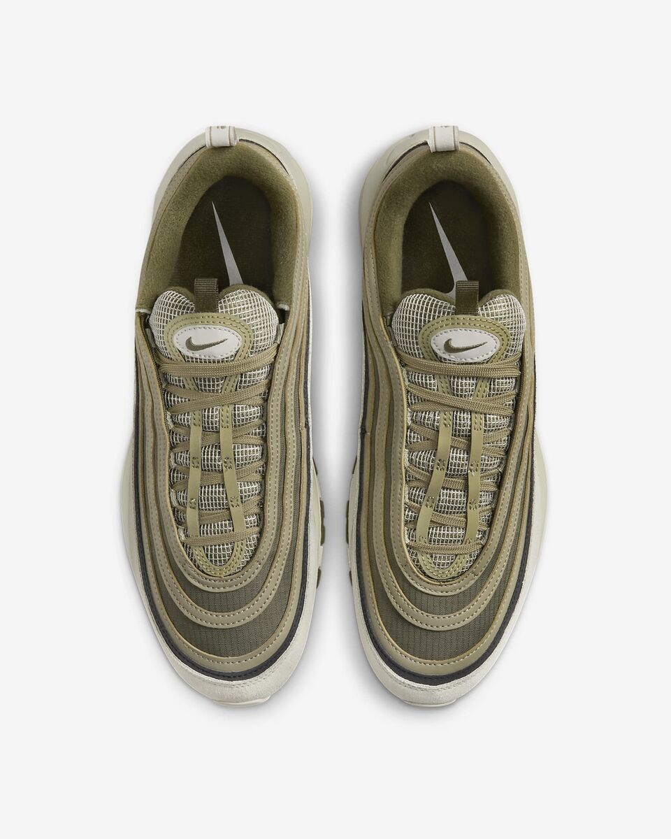 FB9619-002 Nike Air Max 97 SE Light Bone Medium Olive FB9619-002 Nike Air Max 97 SE Light Bone Medium Olive