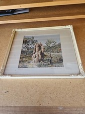 27cm X 33cm Framed Print Of Termites Mound In The Northern Territory