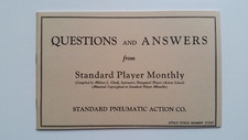 Questions and Answers from Standard Player Monthly - Player Piano Repair