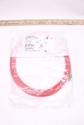 Siemon Copper Patch Cable CAT6A T568A/B 26AWG Red 15 Ft ZM6A-15-03