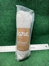 Bare Home Ultra-Soft Double Brushed Fitted Sheet Queen Cloud Grey