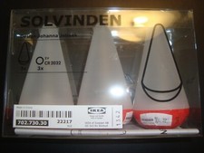 Ikea Solvinden Lights HT 4" Battery operated LED Light Pack of 3 NEW 702.730.30