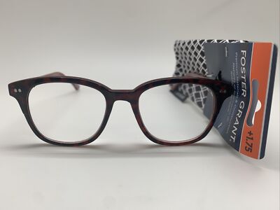 D35 Foster Grant ASHLYN RED  1.75 Women  Reading READERS Glasses