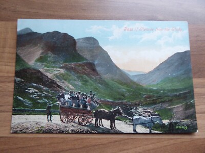 Pass of Glencoe From The Study Valentine's Series Postcard 28820JV
