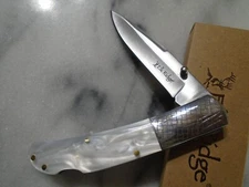 Elk Ridge Mother Of Pearl Lockback Pocket Knife Fancy Folder ER-2006WH