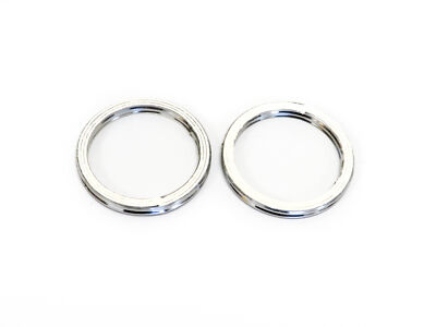 2x Auspuff Kupfer Dichtungen für Suzuki T 500 Titan (2T) 1969-1975