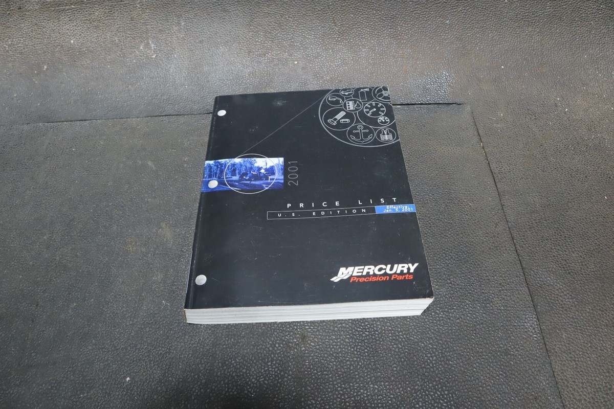 MERCURY PRECISION PARTS 2001 PRICE LIST 90-74990 01 | eBay MERCURY PRECISION PARTS 2001 PRICE LIST 90-74990 01 | eBay