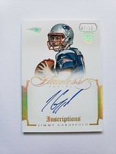 JIMMY GAROPPOLO RC 🔥2014 PANINI FLAWLESS AUTOGRAPH GOLD  01/10 49ers 1st