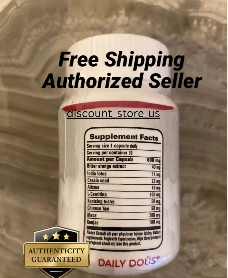 Таблетки для ежедневной работы *** совершенно новые и запечатанные *** от Daily Dous / Skinny 365 США - Изображение 2 из 3