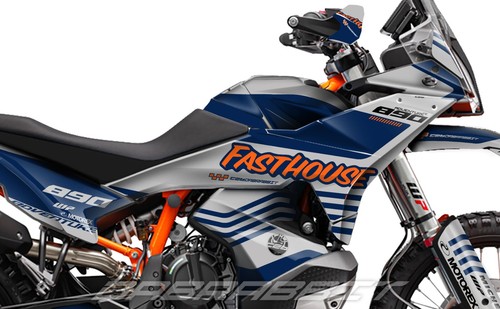 NEW Graphic kit for (2023~) ktm 890 790 Adventure Decal Sticker Kit (FST-OG) - Picture 2 of 7