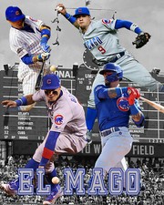 Chicago Cubs Lithograph print of Javy Baez 