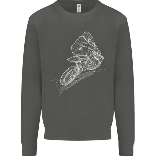 Pilota di Motocross Disegno Dirt Bike Motox Bambini Felpa Maglione - Picture 70 of 92