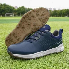 Waterproof Men's Spikeless Golf Sneakers Outdoor Walking Light Weight Golf Shoes