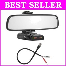 Premium Mirror Mount with Power Cord for Quick Installation of Uniden Detectors