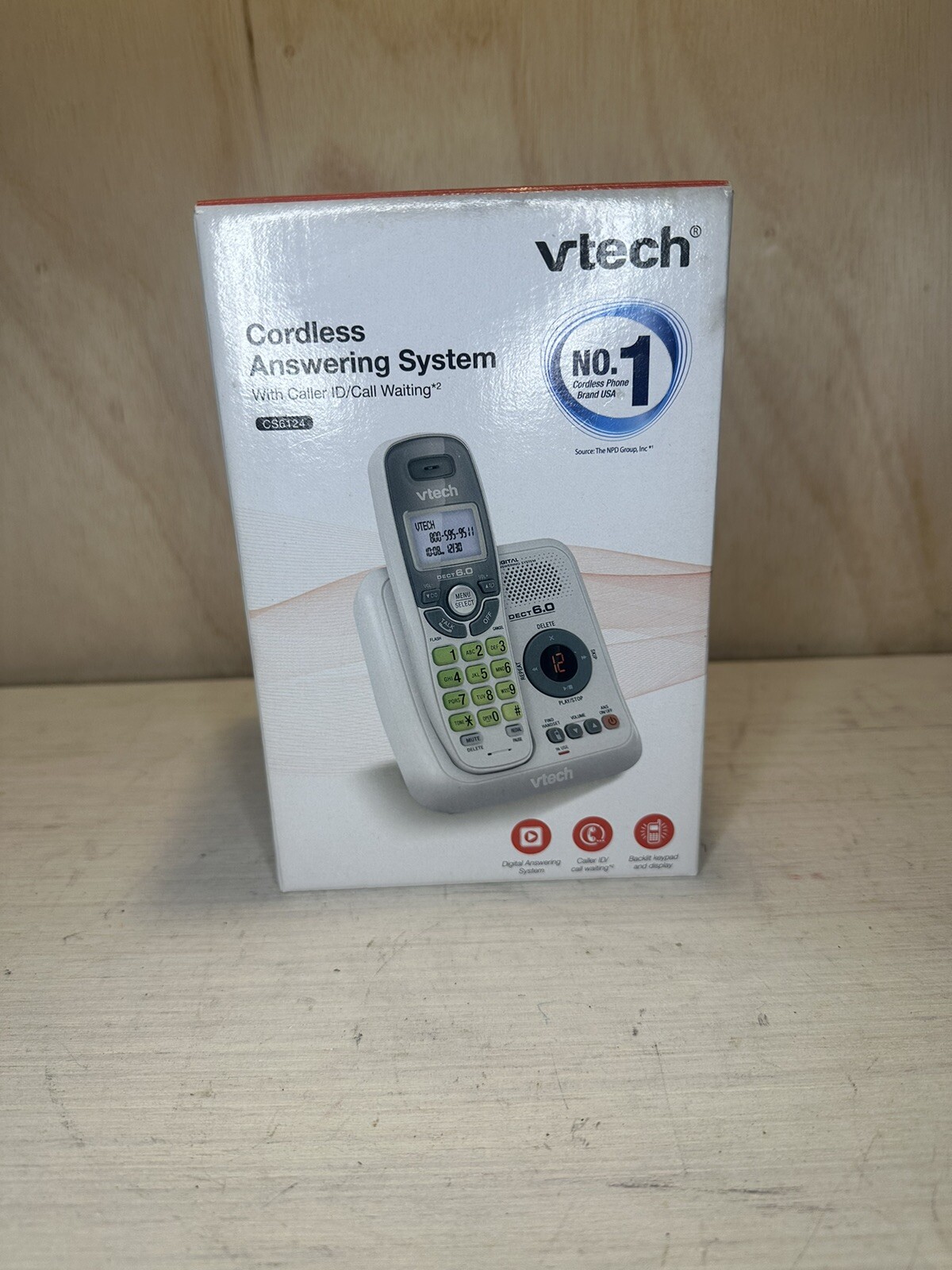 VTech CS6124 Single Line DECT 6.0 Cordless Phone