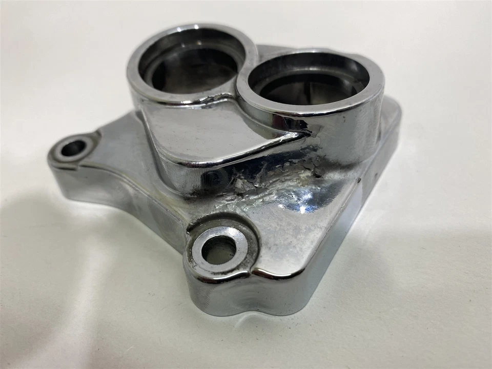 Harley-Davidson Dyna Low Rider 2000 varillas de empuje tubos elevadores y retenedores cromados Foto 3 de 4