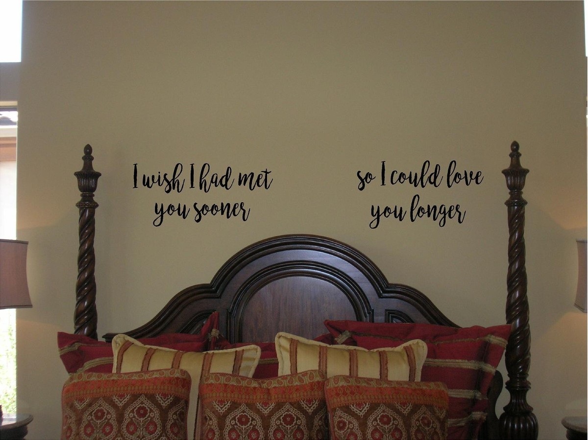 I wish I had met you sooner so I could love you longer- vinyl