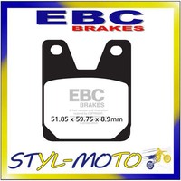 FA267 BeläGe Organisch Aramid Hinten EBC Yamaha YZF 750 R7 Ow02 1999-2003