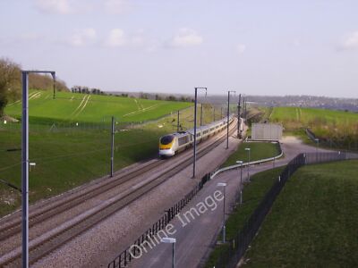 Foto 12x8 A Eurostar Köpfe für den Kanaltunnel Bausatz Coty mit gerade c2010