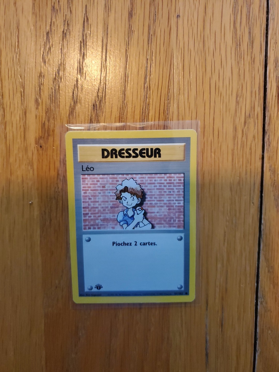 Carte Pokémon Leo 1ere edition 91/102 Set de base  Française view 2