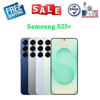 New & Sealed Samsung Galaxy S25+ Plus 12+256GB S936U Factory Unlocked Smartphone
