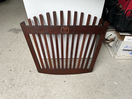 Vintage Wood Slat Seat Back For Canoe or Adirondack Guide Boat