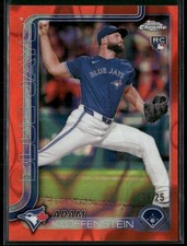 2025 Topps Chrome Adam Kloffenstein Rookie #47 Orange RayWave Refractors