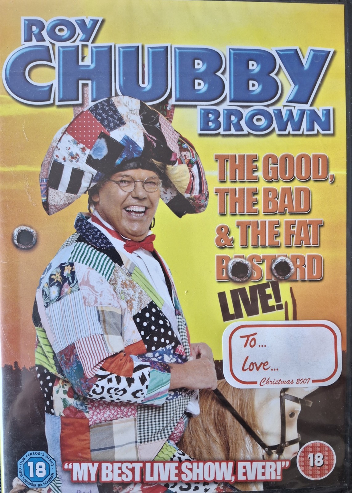 Roy Chubby Brown - The Good, The Bad & The Fat B*stard Live! DVD New Sealed