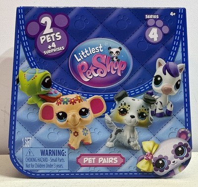 Littlest Pet Shop G7 Series 4 PET PAIRS Purple Paw (STYLING