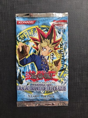 Yu-Gi-Oh Legend of Blue Eyes White Dragon 1st Edition Booster Portugiesisch