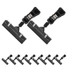  10 Pezzi Clip Pubblicitaria Scaffale Doppia Etichetta Merchandising Espositore Insegna Fine