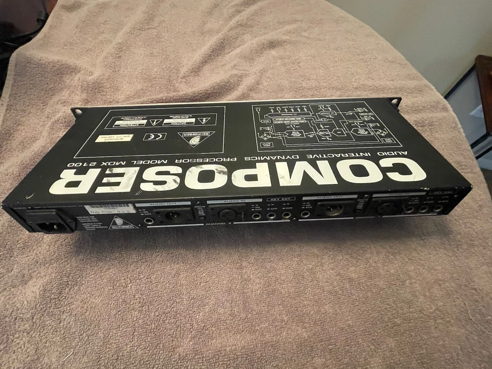 Behringer MDX 2100 Composer - Dynamics Processor 2ch Compressor/Limiter/Expander - Image 2 of 4