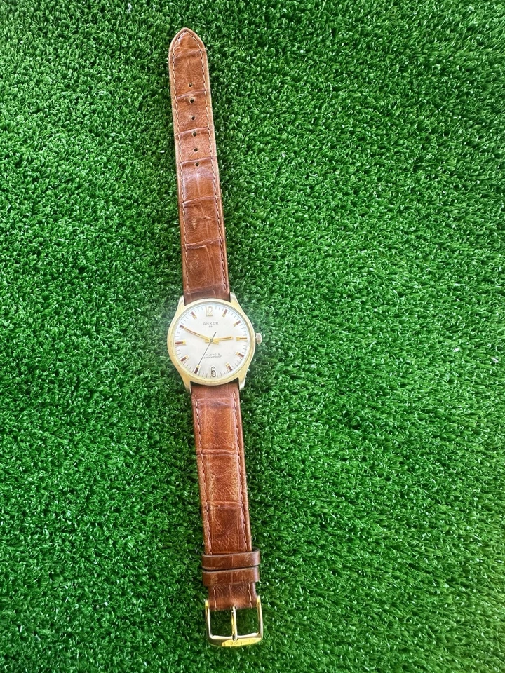 RELOJ ANKER 58 CHAPADO EN ORO VINTAGE PARA HOMBRE HECHO EN ALEMANIA Foto 4 de 4