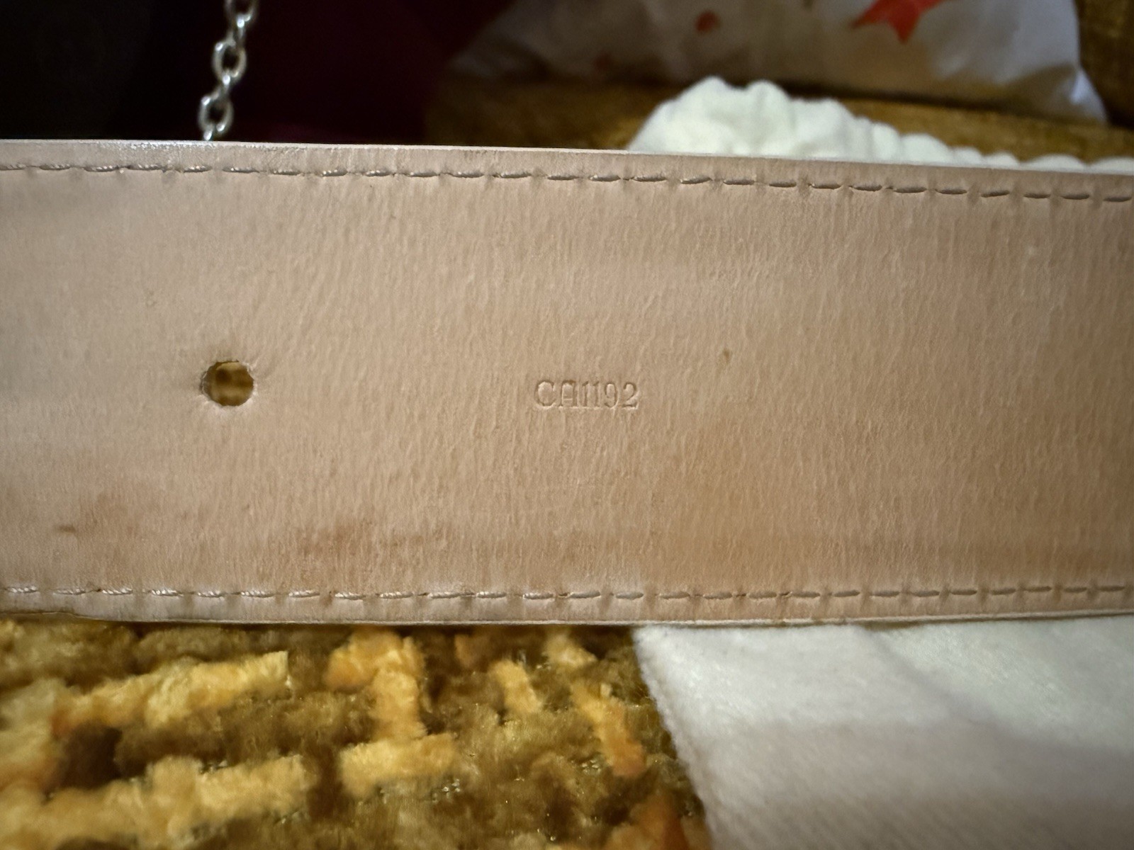 Louis Vuitton Initiales Damier Azur Canvas M9609 Size 80/32 Authentic thumbnail 9