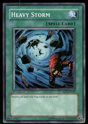 Heavy Storm SD5-EN023 Structure Deck: Warrior's Triumph Yu-Gi-Oh 1st Edition LP