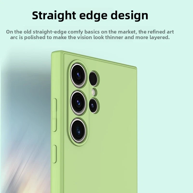 Solid Color Silicone Case for Samsung Galaxy S25 S24 S23 S22 S21 S20 Ultra Plus Foto 4 de 4