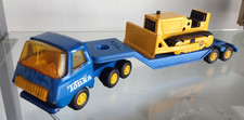 Vintage Tonka Toys (Canada) Low Loader Trailer & Bulldozer